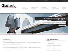 Tablet Screenshot of gertzel.com.au